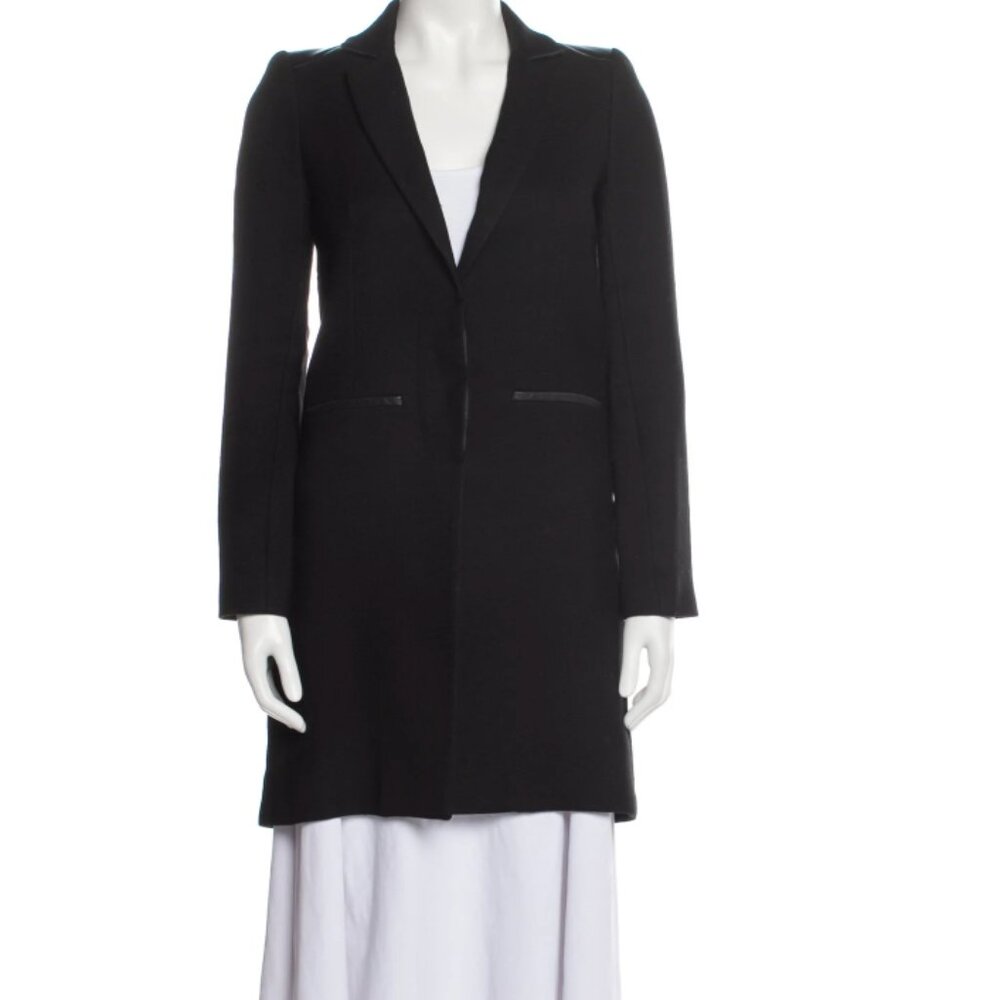 Maje Black Coat Sz S